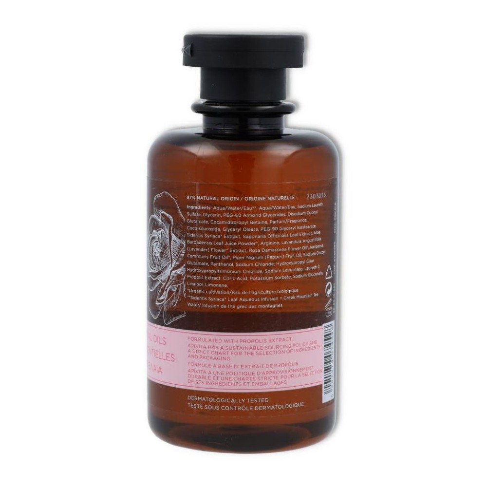 Apivita Gel Ducha Rosa 200 ml