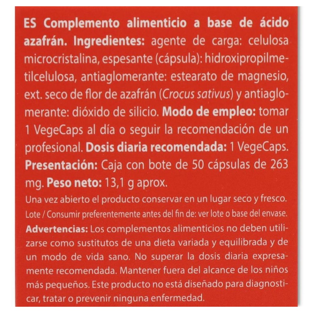 Azafran 50 compr Vitobest