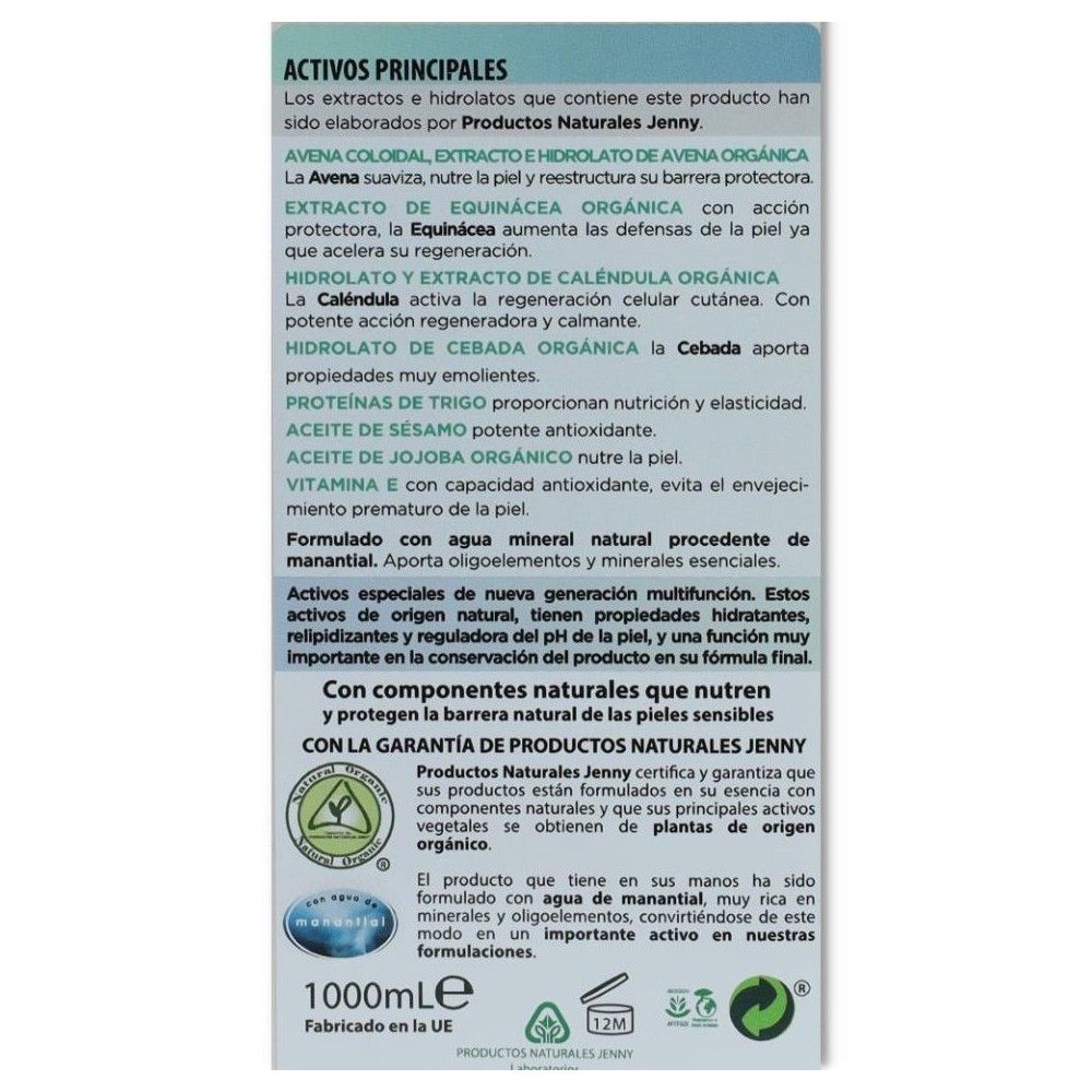 LECHE CORPORAL AVENA 1000 ml con dosifica Shova