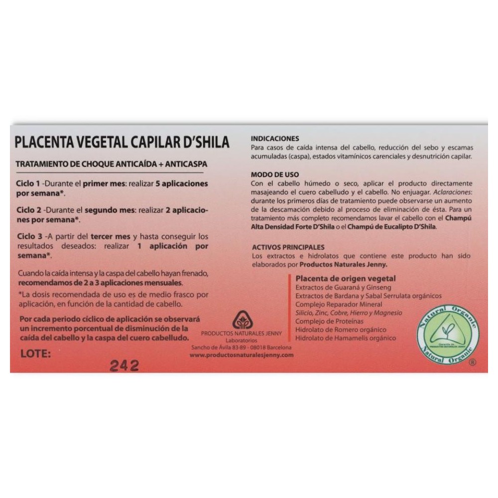 Placenta Plus Forte 4x25 D´Shila