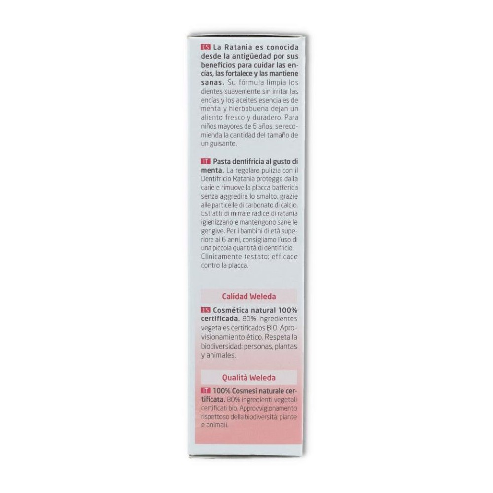 DENTRIFICO DE RATANIA 75 ml WELEDA