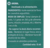 Aceite esencial Lavanda 15 ml Alimentario Marnys