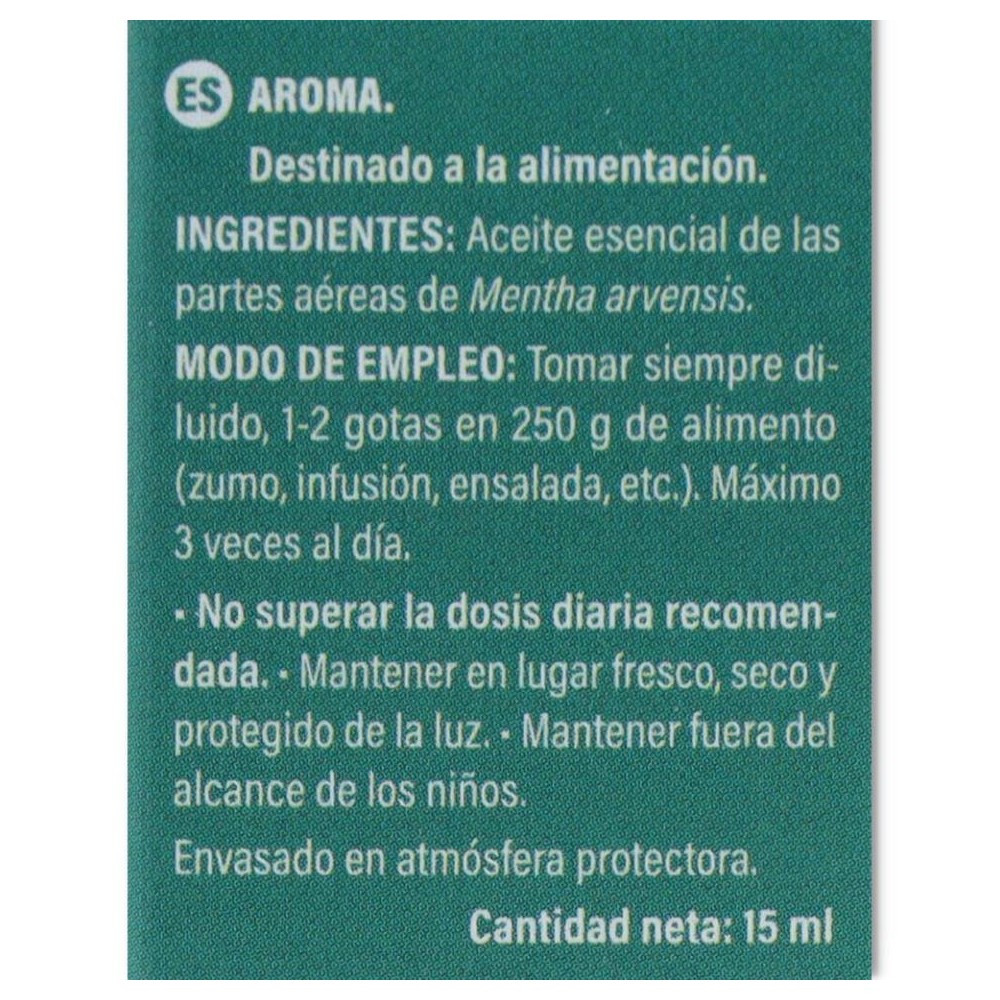 Aceite Esencial Menta Arvensis 15 ml Marnys