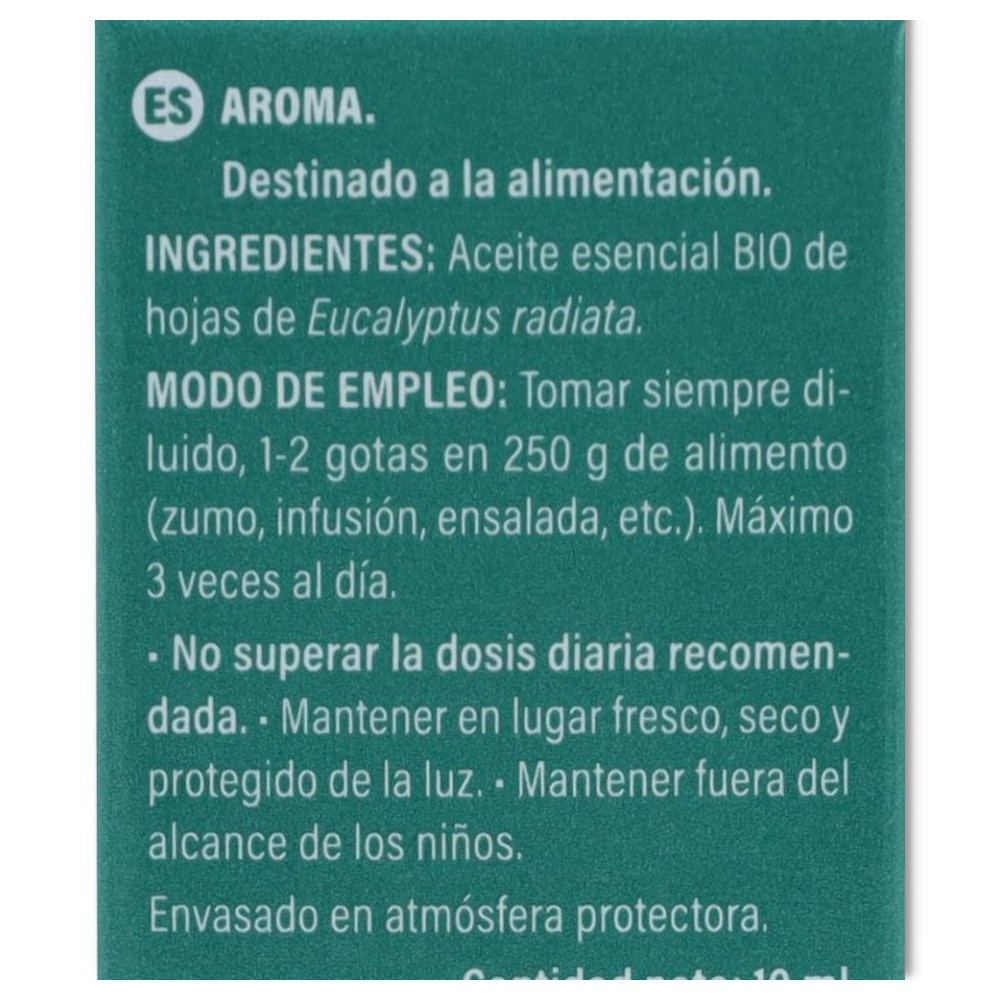 Aceite Esencial Eucalipto Radiata 10 ml Marnys