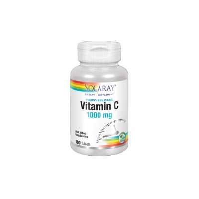 Solaray Vitamina C 1000 mg 100 comprimidos Solaray - 1