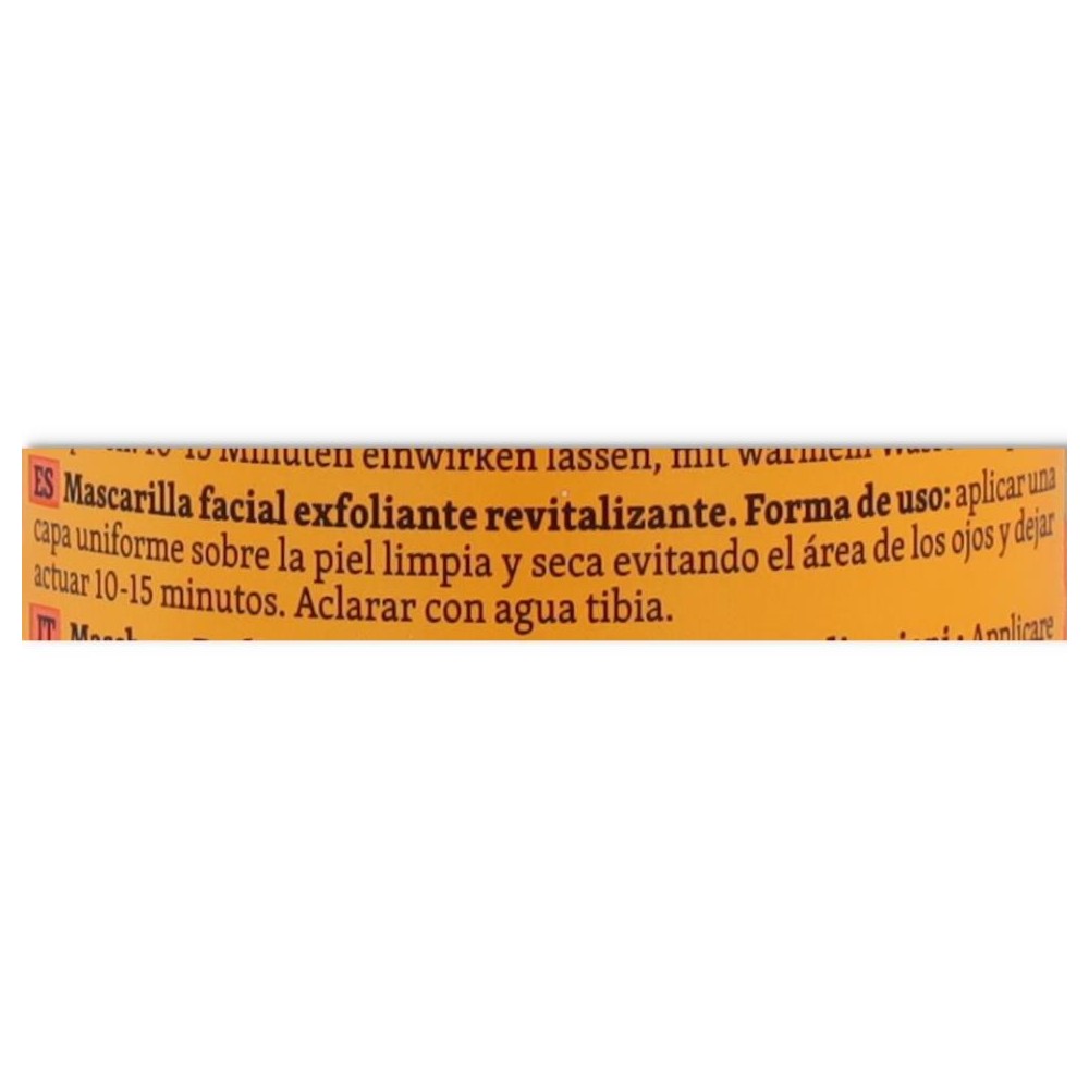 Mascarilla Exfoliante Revitalizante 150 ml Berrica