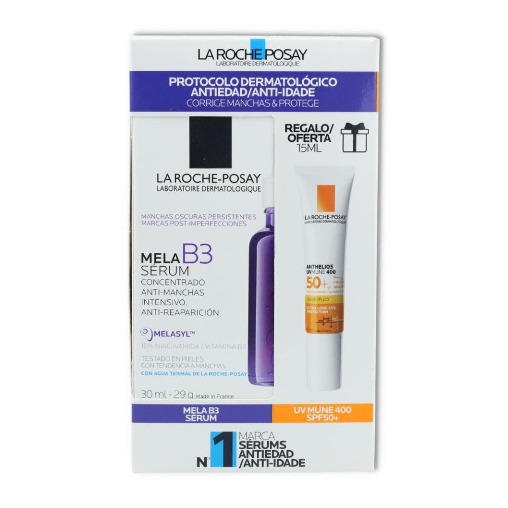 La Roche-Posay Pack Mela B3 Serum   Anth Flui 15 m