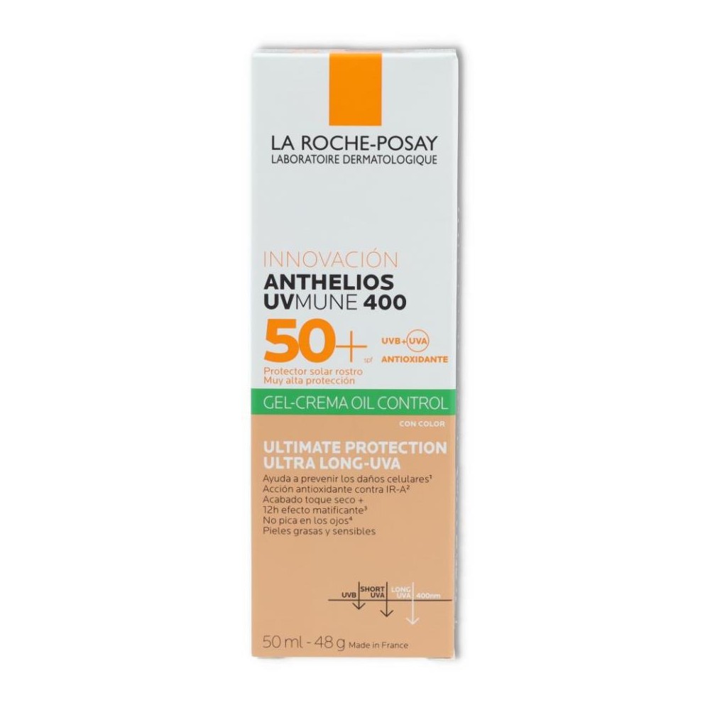 Anthelios SPF50  toque seco color 50ml Roche posay