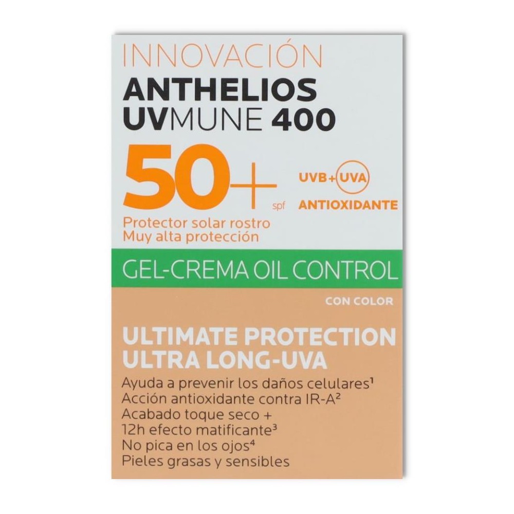 Anthelios SPF50  toque seco color 50ml Roche posay