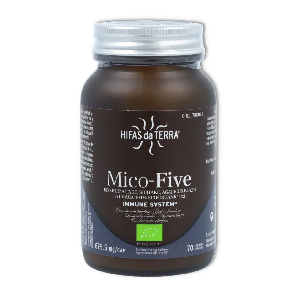 Hifas da Terra Mico-Five 70 cápsulas