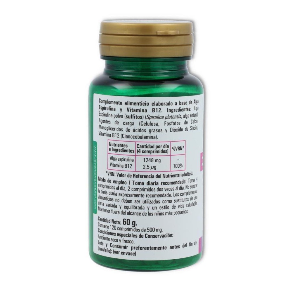 Phytogreen Espirulina 120 comprimidos 