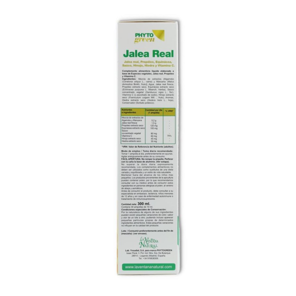 Phytogreen Jalea Real Propoleo 30 ampollas 