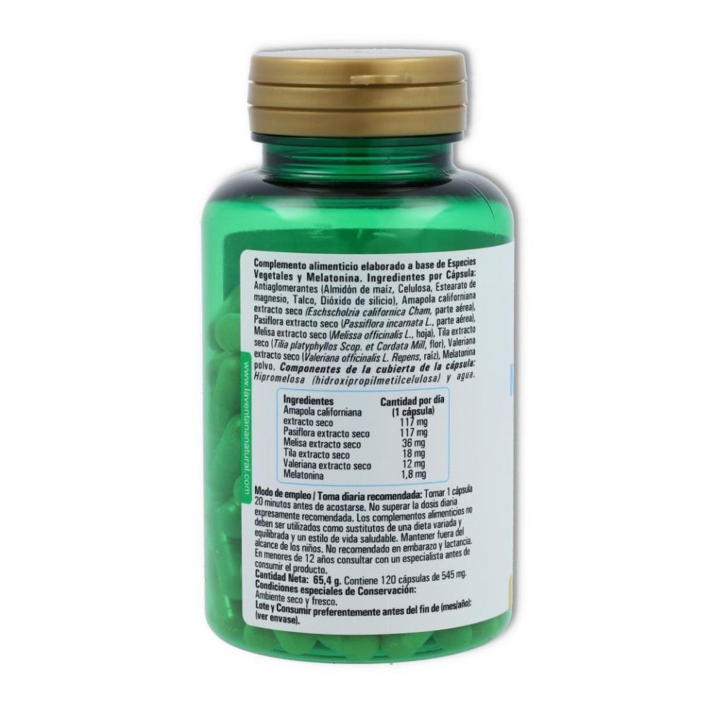 Phytogreen Melatonina 120 cápsulas
