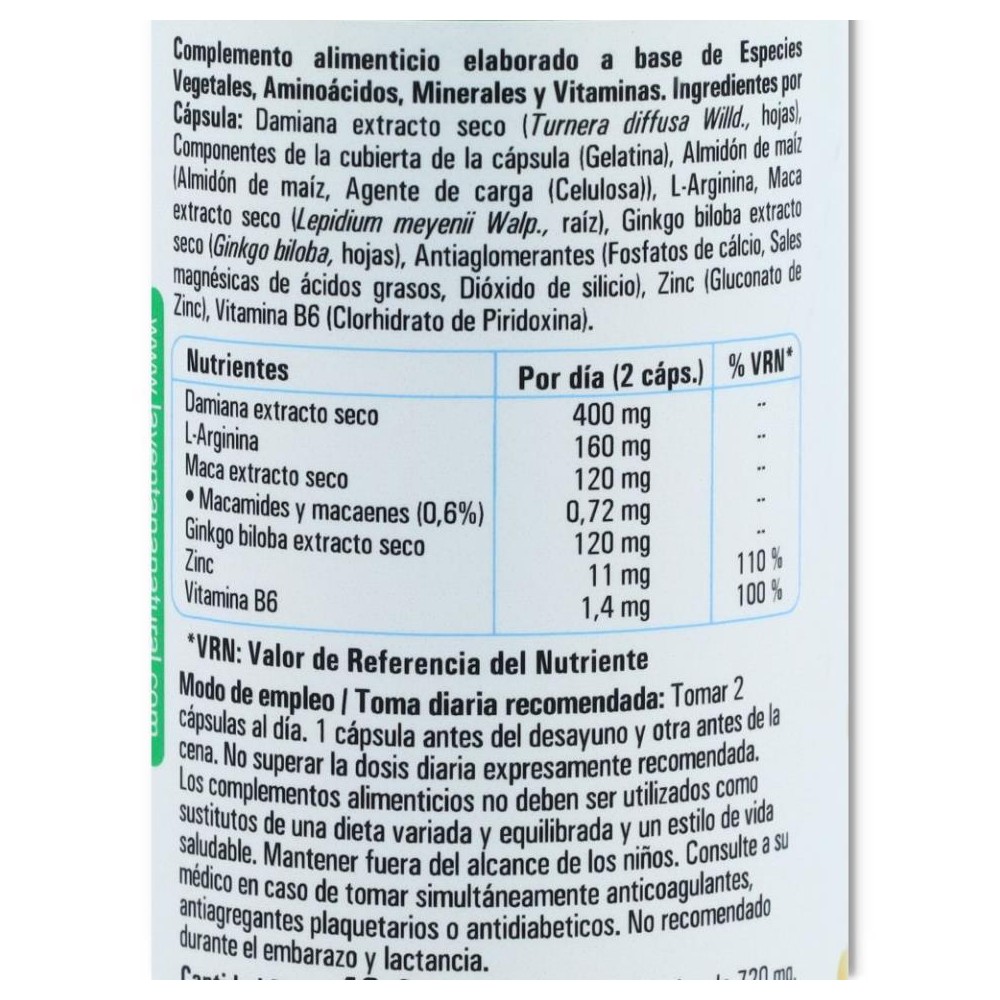 Phytogreen Maca 60 cápsulas
