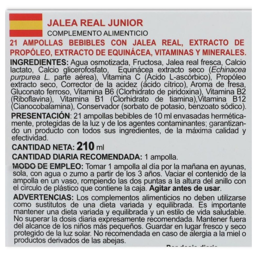Jalea Real Junior 21 ampollas Herbasol