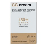 Crema color anti-manchas CC SPF 50 piel sensible B