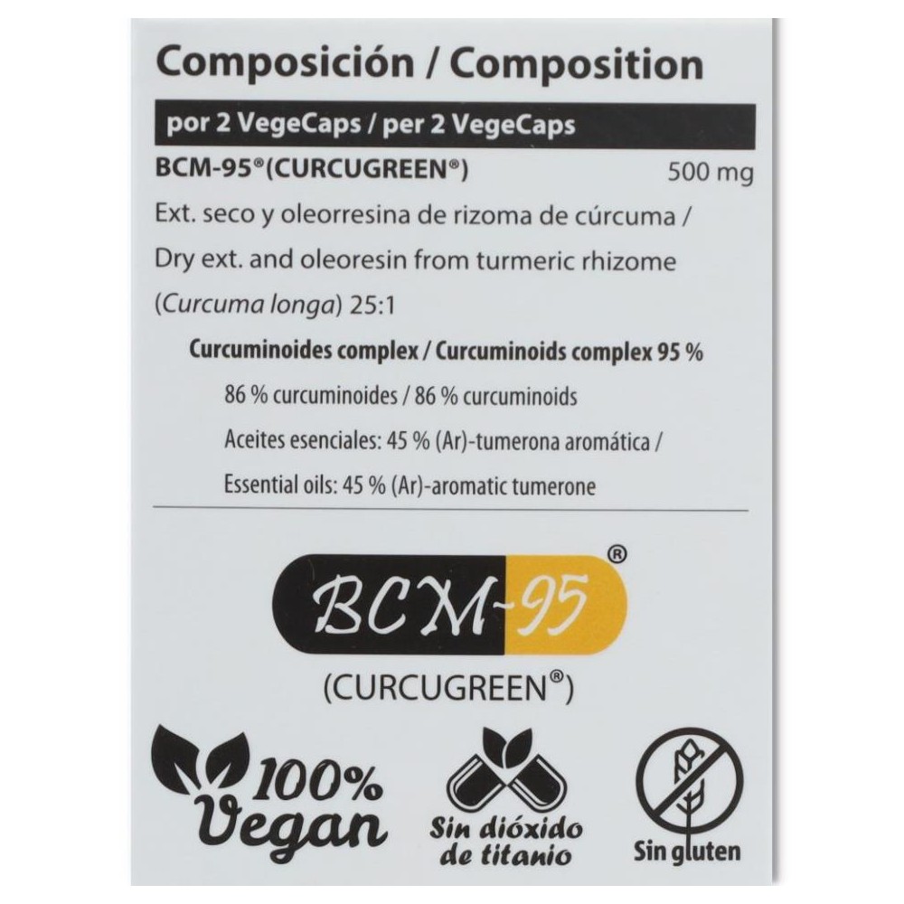 VitoBest Curcumin BCM-95 60 Perlas