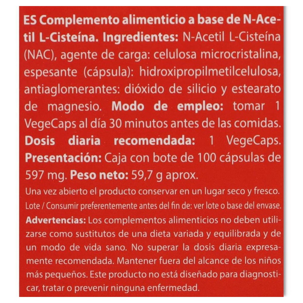 Nac 100 cap 300 mg Vitobest