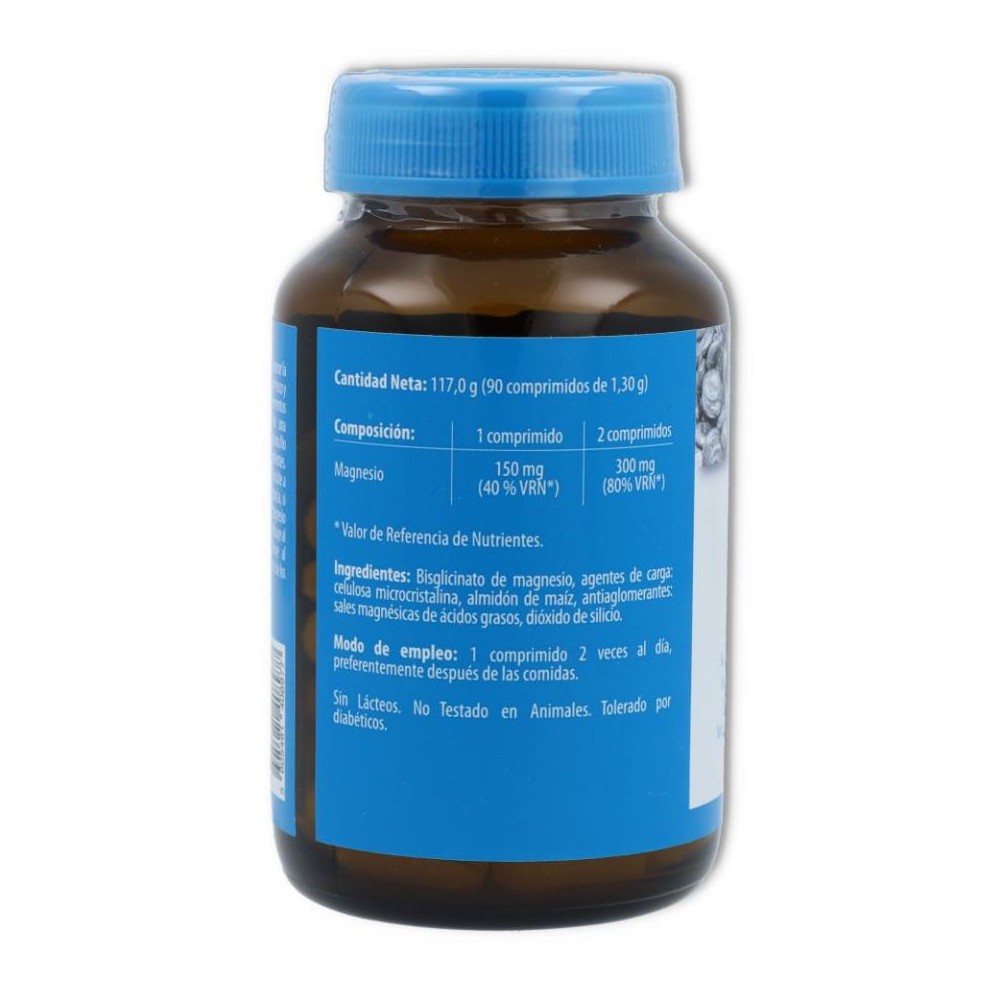 Bisglicinato De Magnesio 750 mg 90 comp Naturmil