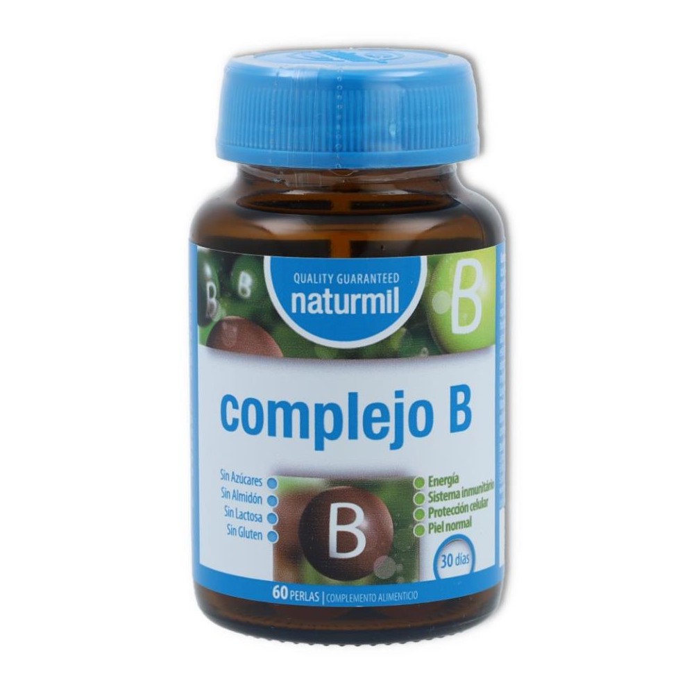 Complejo B con vitamina C y E 60 perlas Naturmil