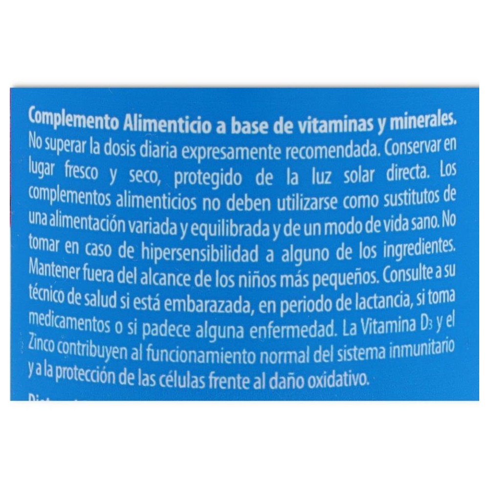 Vitamina D3  Acerola y Zinc 90 comp Naturmil