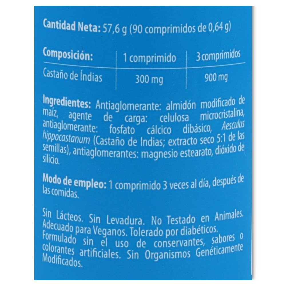 Castaño de Indias 300 mg 90 comp Naturmil