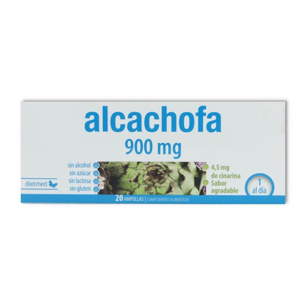 Alcachofa 900 mg 20 ampo Naturmil