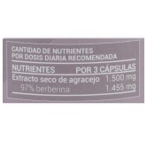 V C  Berberina 60 cápsulas