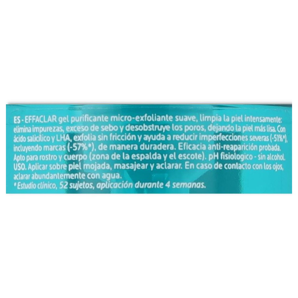 Effaclar  microexfoliante  400 ml La roche posay