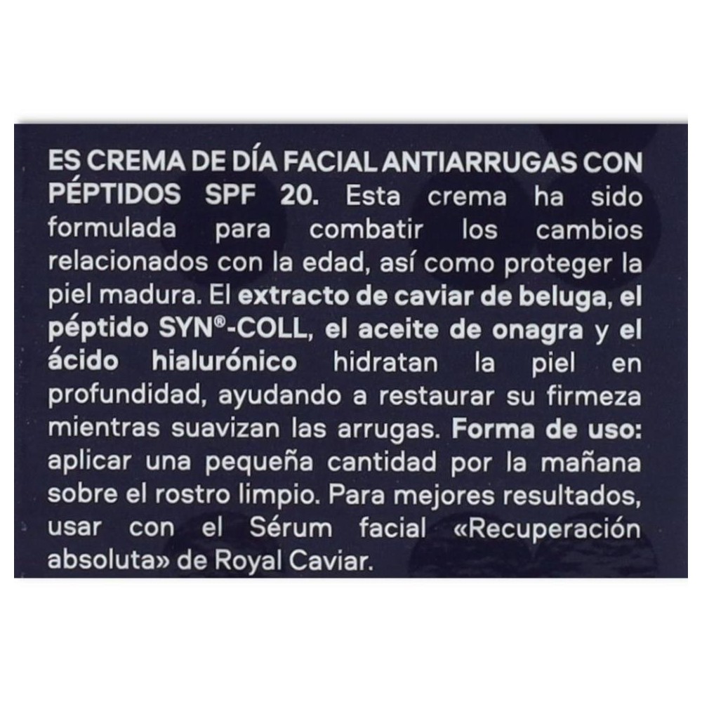 Natura Siberica Caviar Antiarrugas SPF 20 50 ml