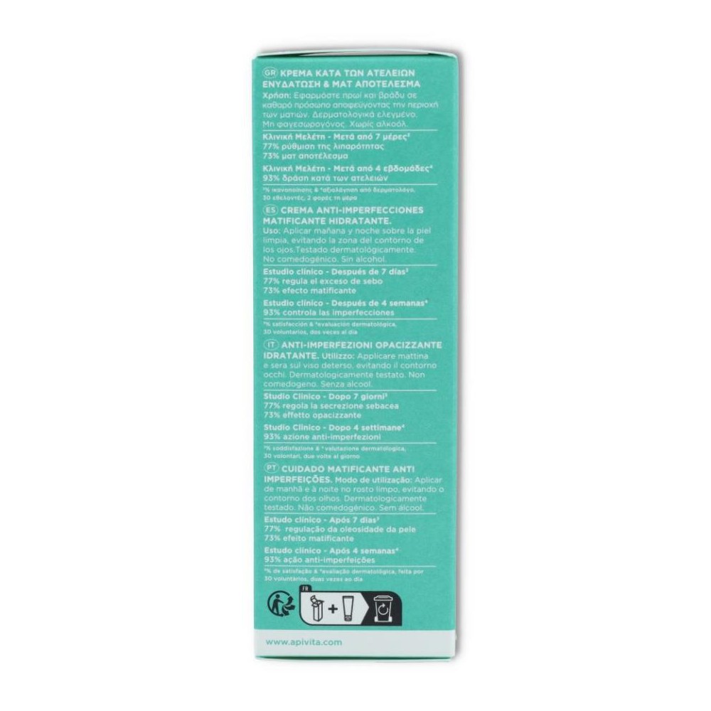 Apivita Just Bee Clear Crema Antiperfeccion 40 ml 