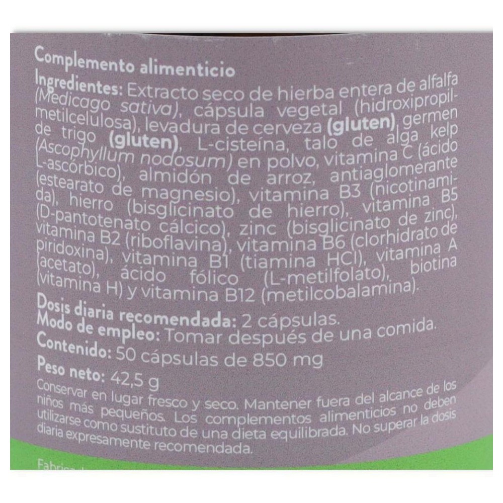 V C  Cabello y Uñas 50 cápsulas