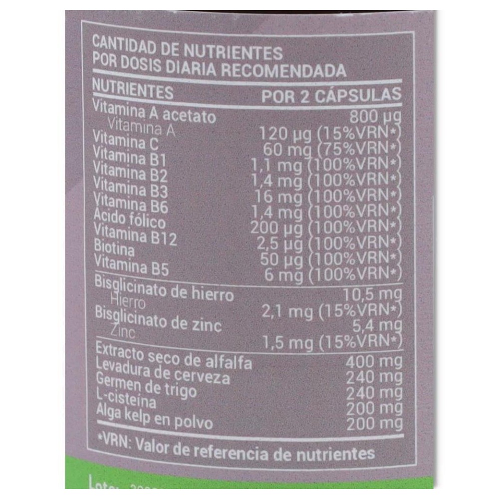 V C  Cabello y Uñas 50 cápsulas