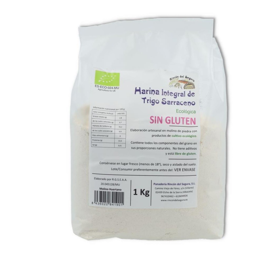 Harina Trigo Sarraceno Eco 1 kg S/G Rincon del Seg