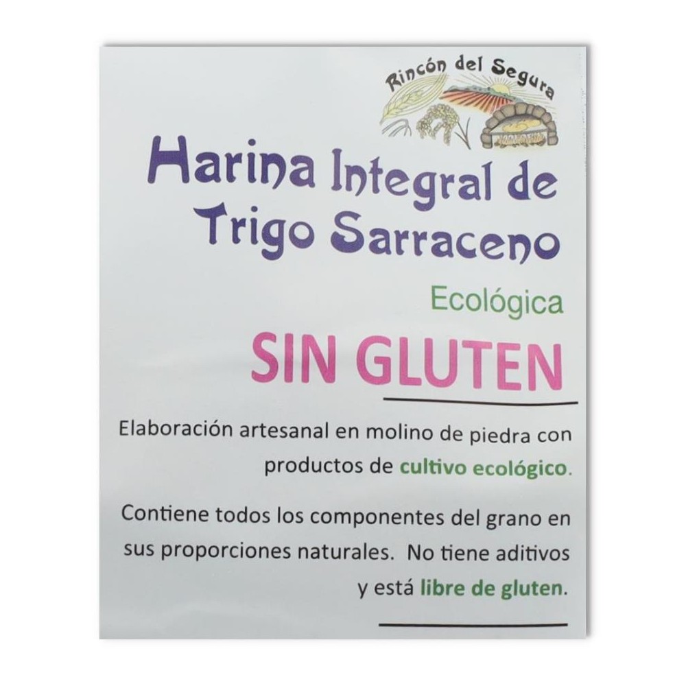 Harina Trigo Sarraceno Eco 1 kg S/G Rincon del Seg