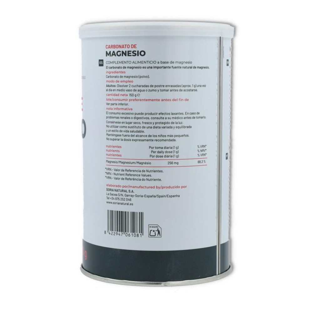 CARBONATO MAGNESIO SORIA NATURAL  150 g