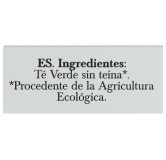 Te verde sin teina eco 20 filtros Artemis