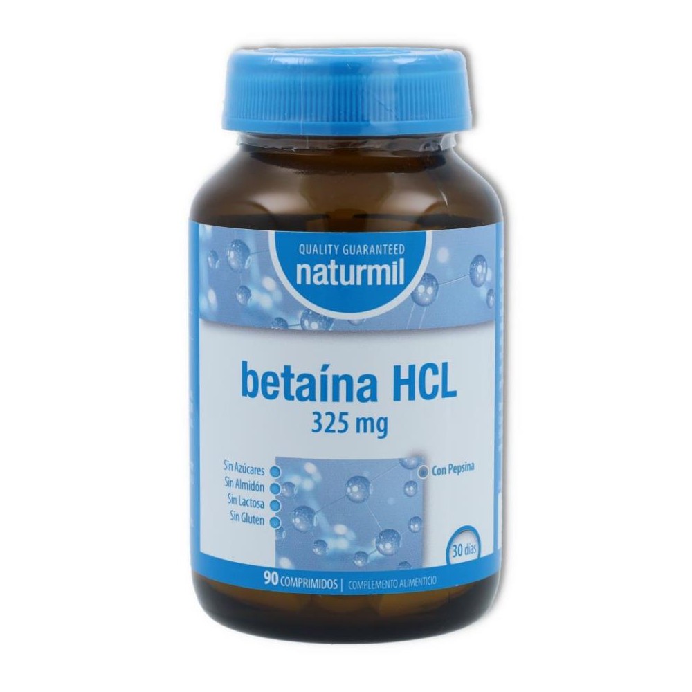 Naturmil Betaina HCL 325 mg 90 comprimidos