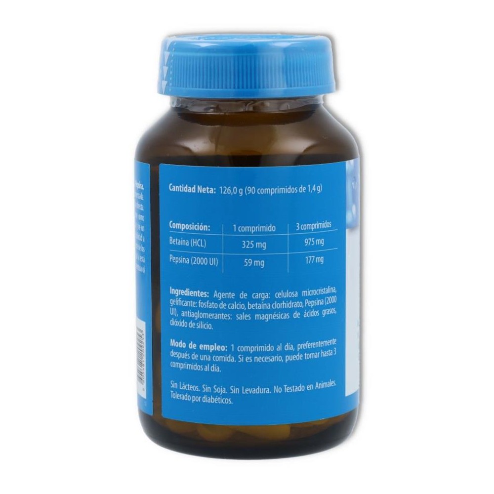 Naturmil Betaina HCL 325 mg 90 comprimidos