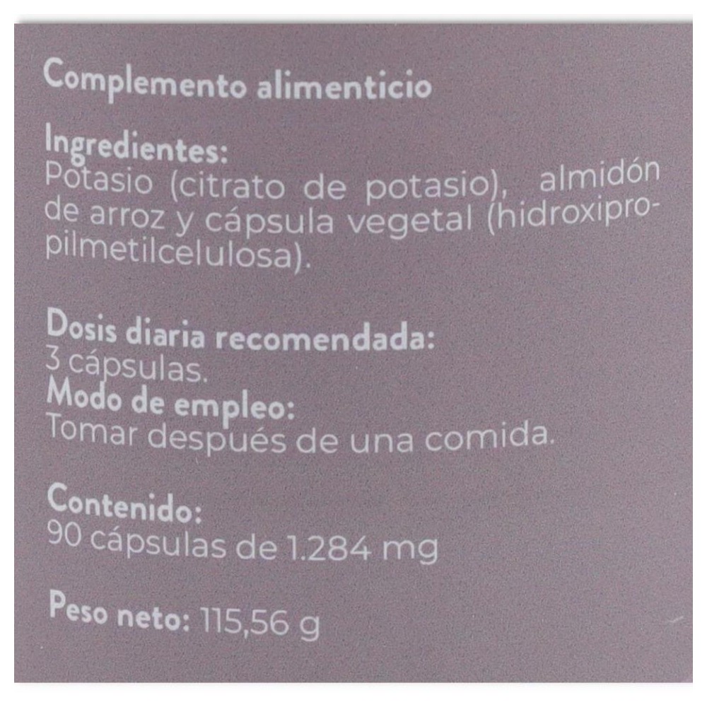 V C  Citrato de Potasio 90 cápsulas