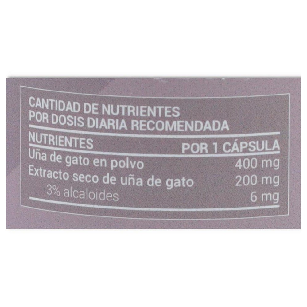 V C  Uña de Gato 60 cápsulas
