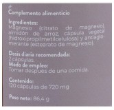 V C  Citrato de Magnesio 120 cápsulas