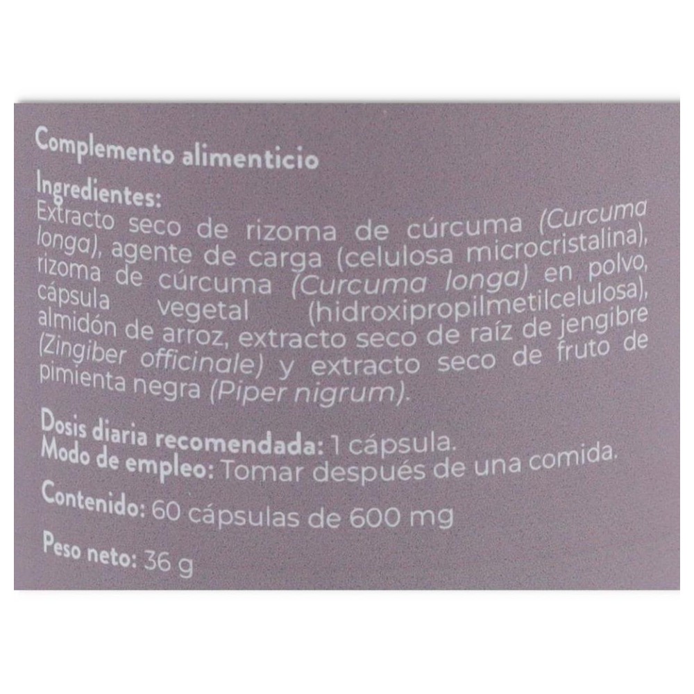 V C  Curcumina Forte 60 cápsulas