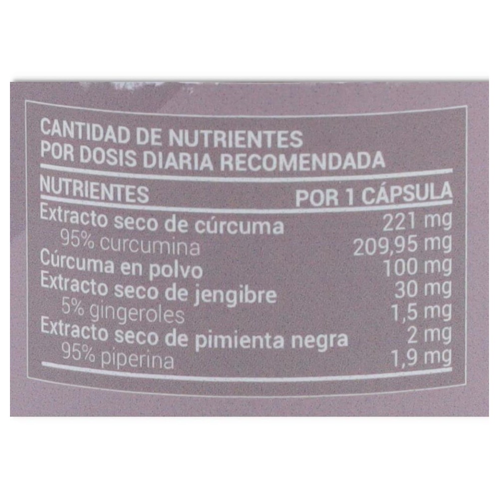 V C  Curcumina Forte 60 cápsulas