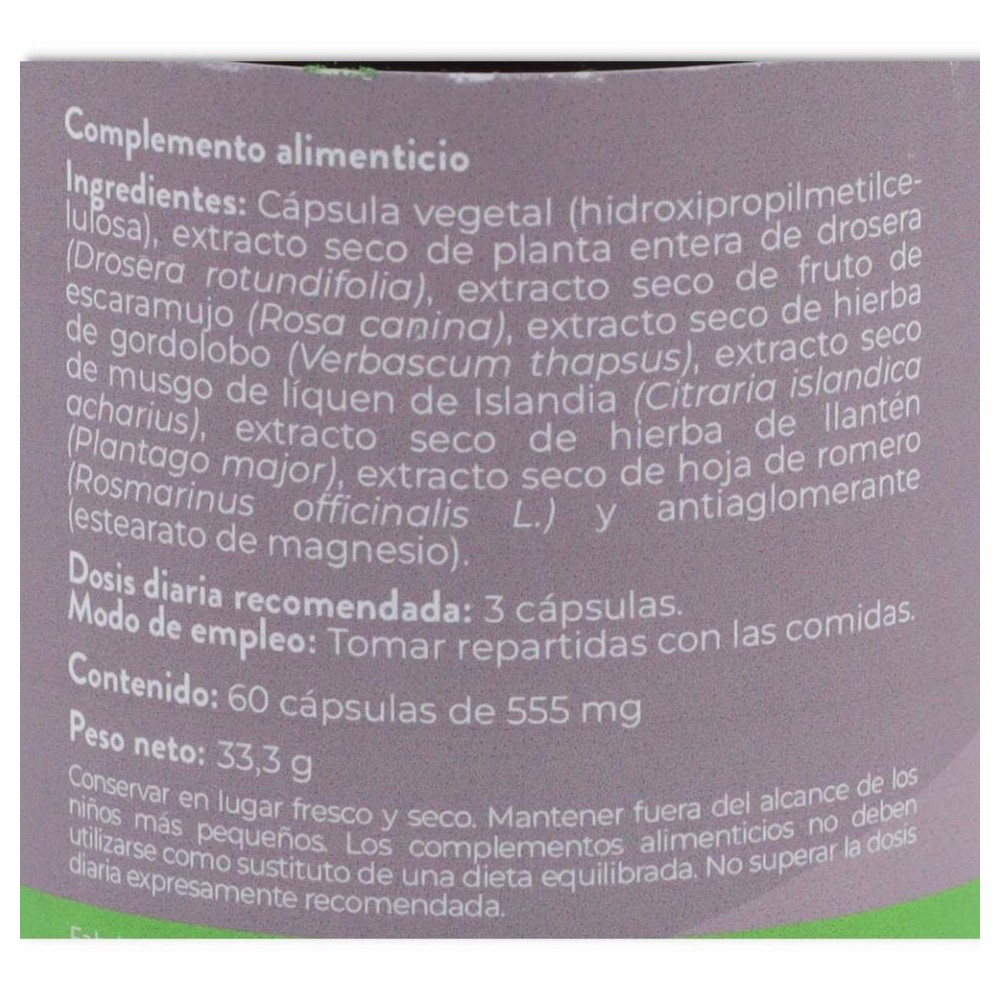 V C  Bronquial  BR  60 cápsulas