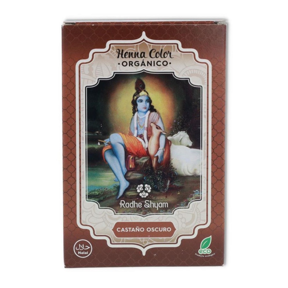 Henna castaño oscuro Polvo100 gr RADHE SHYAM