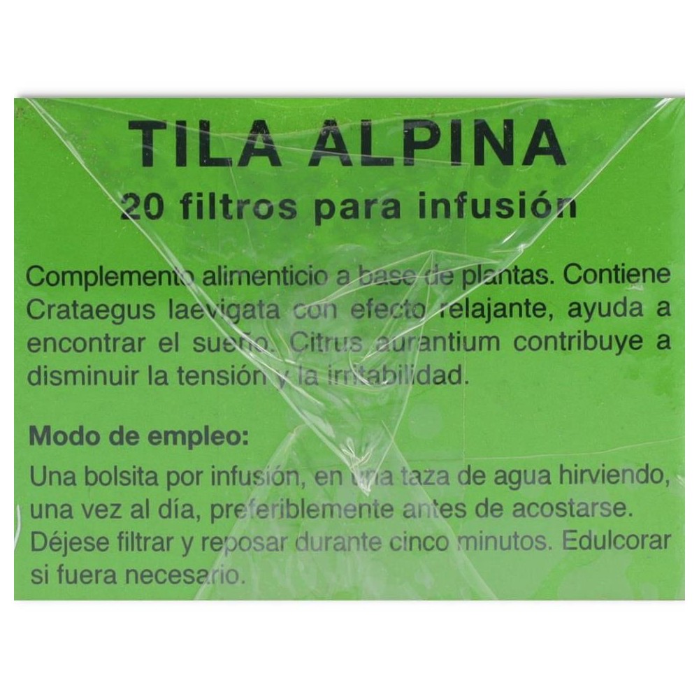 Tila alpina 20filtros Milvus