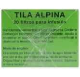 Tila alpina 20filtros Milvus