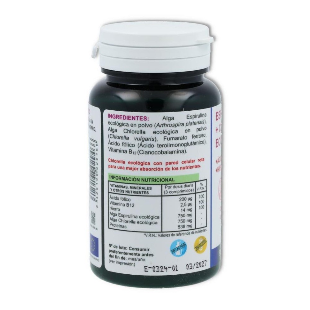 Espirulina Chlorella 90 comp Robis