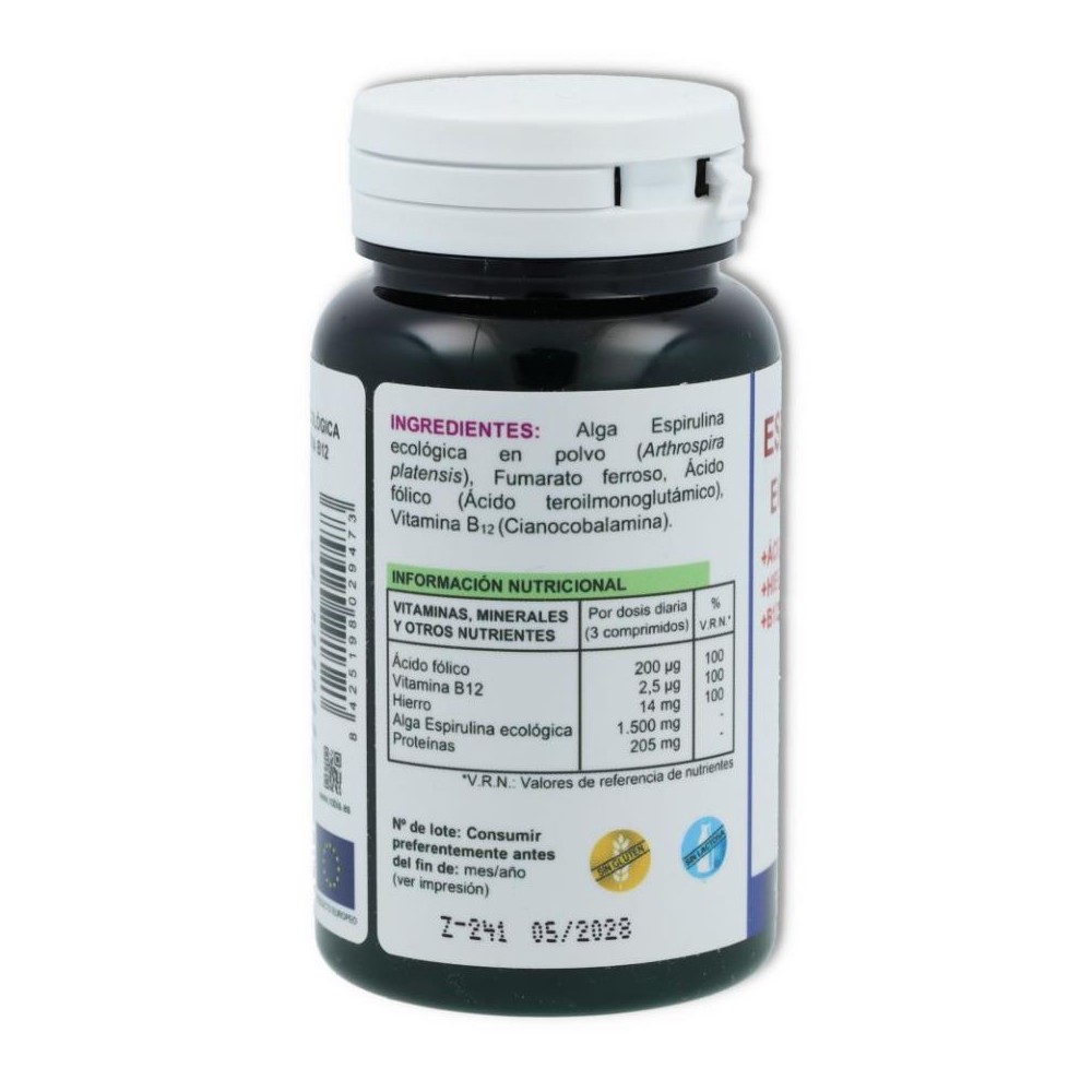 Espirulina Bio 500 mg 90 comp Robis